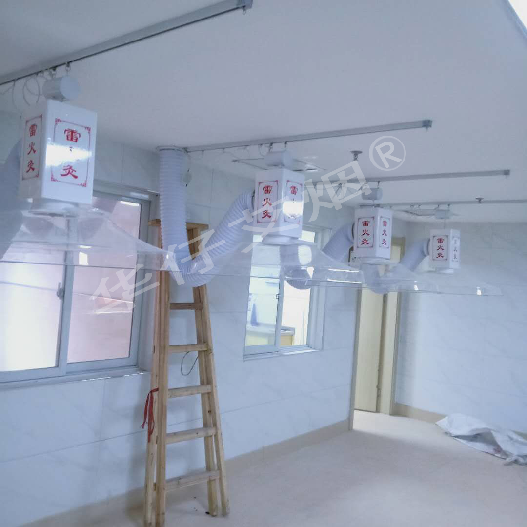 江西醫(yī)院(華仔)專業(yè)艾灸排煙設備安裝完工